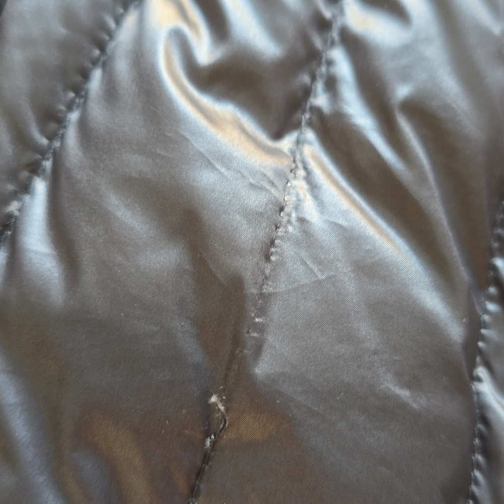 Calvin Klein Performance Asymmetrical Down Vest | Gunmetal Gray | Size XS - Picture 16 of 16
